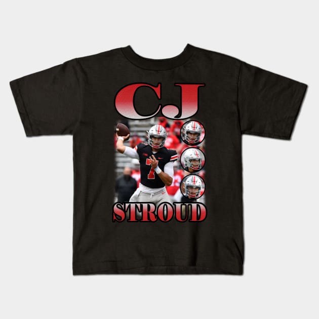 BOOTLEG CJ STROUD VOL 1 Kids T-Shirt by hackercyberattackactivity